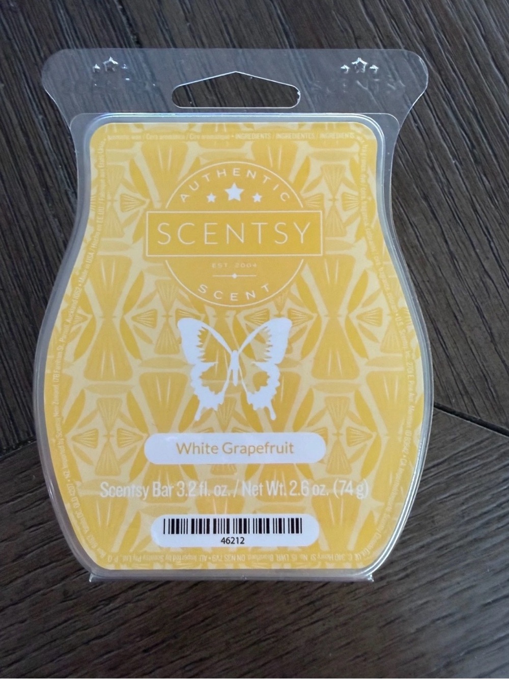 Scentsy White Grapefruit Wax Bar